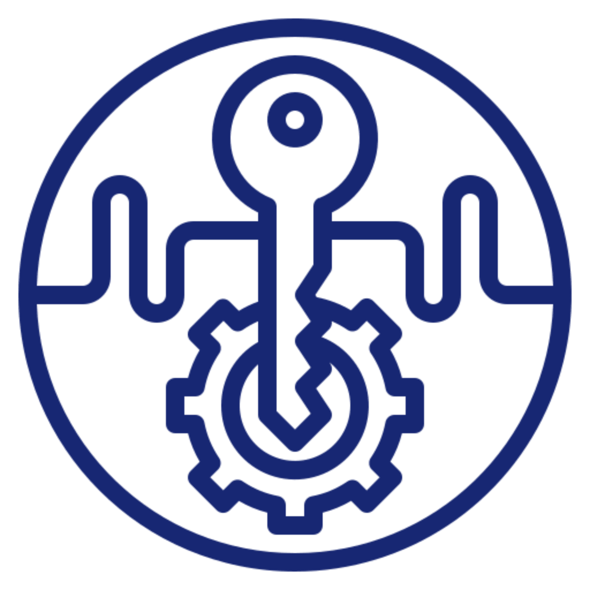 Technology and security symbol